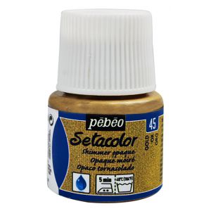 Farba do tkanin Pebeo Setacolor 45ml, Złota/45 Gold